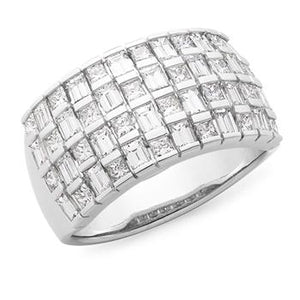 MMJ - Diamond End Set Dress Ring